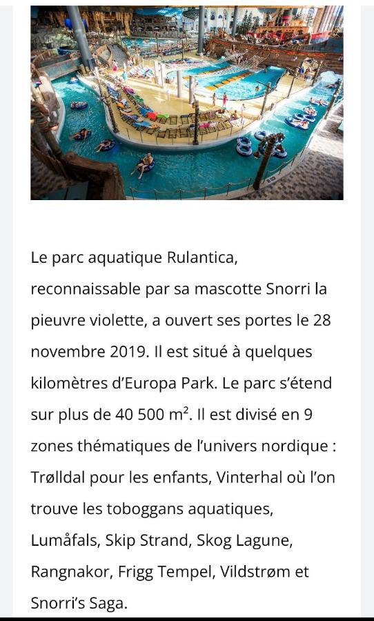Location Mh Situee A 15 Mn D Europa Park Et Rulantika Διαμέρισμα Boofzheim Εξωτερικό φωτογραφία